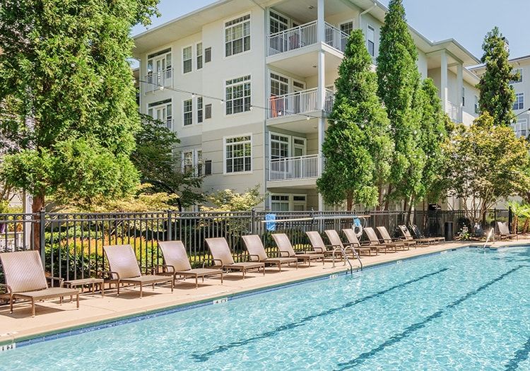Pool 3 at Post Gardens luxury apartment homes in Atlanta, GA