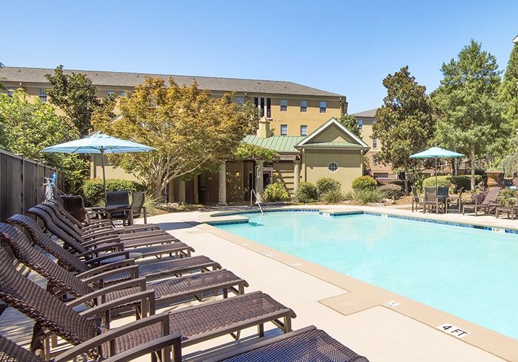 Pool at Post Riverside luxury apartment homes in Atlanta, GA
