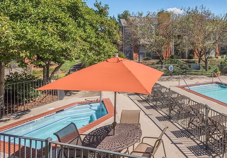 Pool 3 at The Mansion luxury apartment homes in Lexington, KY