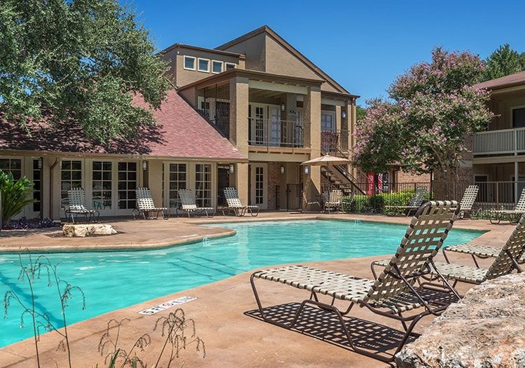 Pool at Balcones Woods luxury apartment homes in Austin, TX