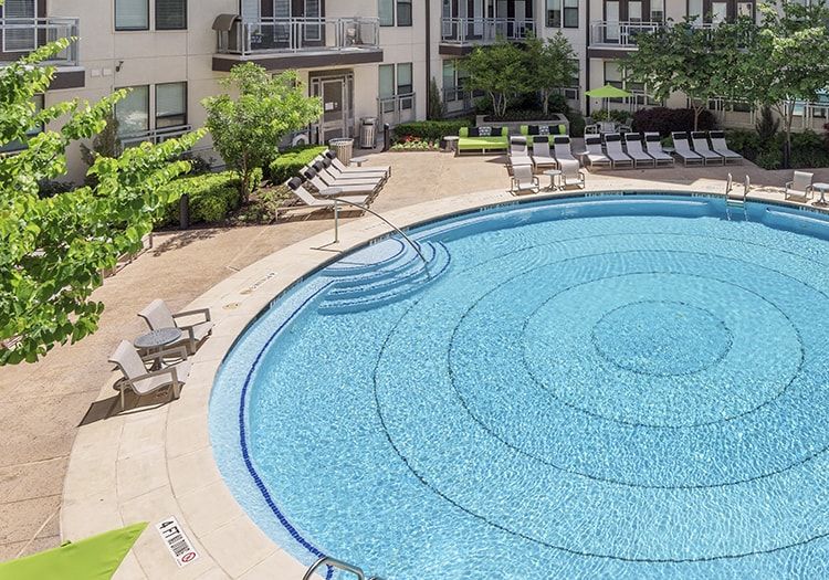 Pool 2 at Post South Lamar luxury apartment homes in Austin, TX