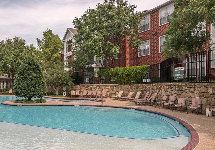 Pool 4 at Grand Courtyards luxury apartment homes in Prairie, TX