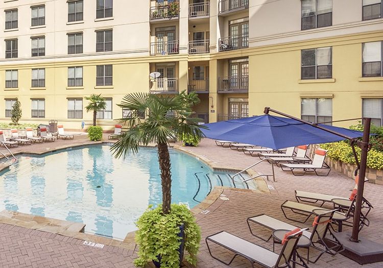 Pool 2 at Post Worthington luxury apartment homes in Dallas, TX