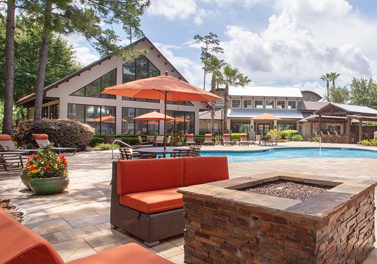 Pool at Legacy Pines luxury apartment homes in Houston, TX