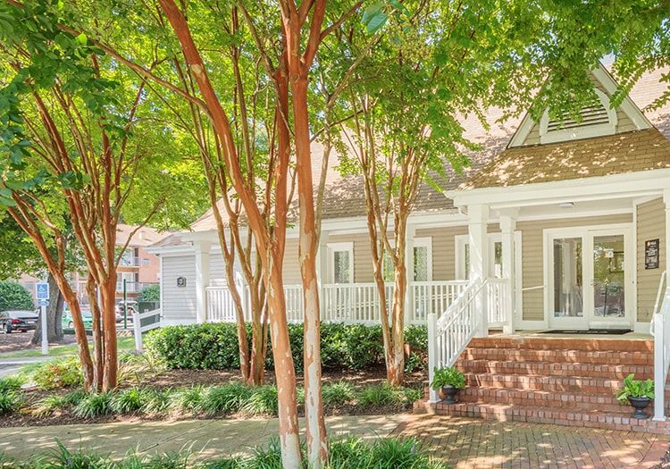 Exterior at Colonial Village at Greenbrier luxury apartments in Fredericksburg, VA