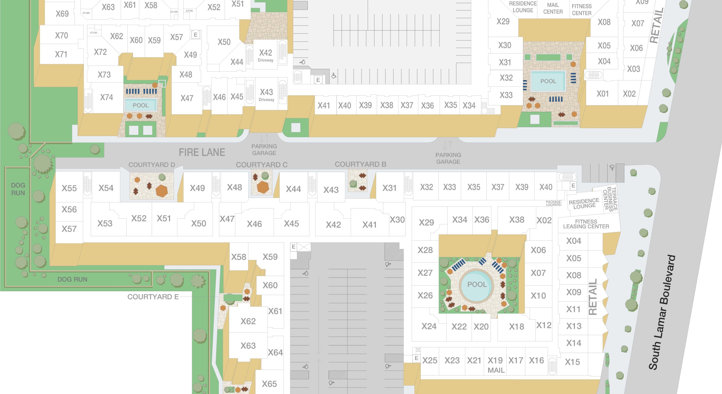 Post South Lamar sitemap