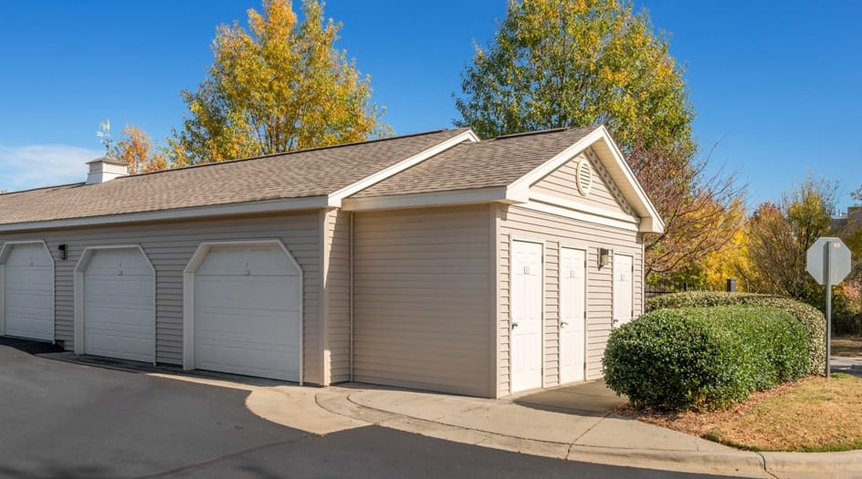 Detached Garage at Colonial Grand at University Center luxury apartment homes in Charlotte, NC