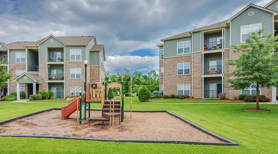 Playground at Aventura at Indian Lake Village luxury apartment homes in Hendersonville, TN