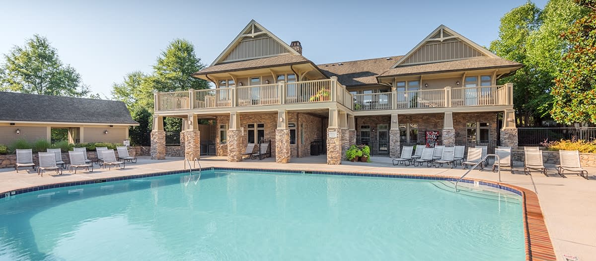 Pool 2 at Colonial Grand at Legacy Park luxury apartment homes in Charlotte, NC