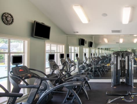 Fitness Center at Colonial Grand at Cornelius luxury apartment homes in Charlotte, NC