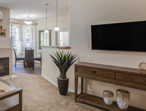 Living Room at Edge at Lyons Gate luxury apartment homes in Phoenix, AZ
