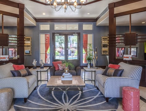 Lobby at Edge at Lyons Gate luxury apartment homes in Phoenix, AZ