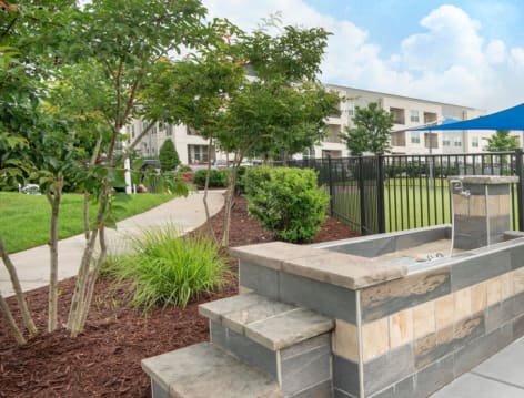 Dog park at Innovation luxury apartment homes in Greenville, SC