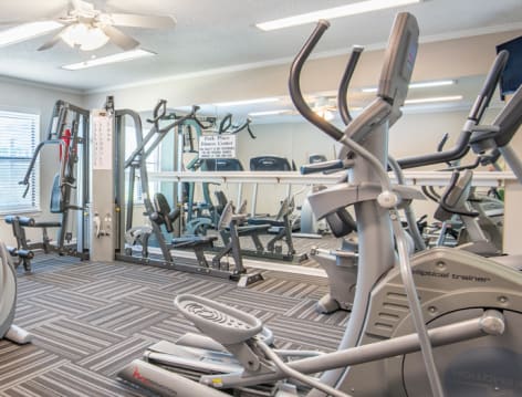 Fitness Center at Park Place luxury apartment homes in Greenville, SC