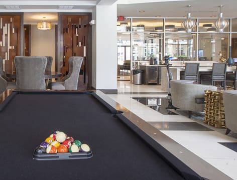 Game Room at Post Afton Oaks luxury apartment homes in Houston, TX