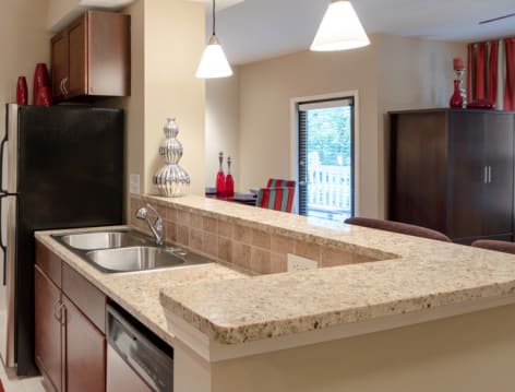 Kitchen at Post Peachtree Hills luxury apartment homes in Atlanta , GA