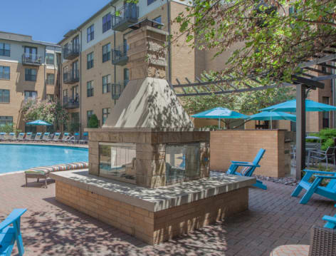 Pool 2 at Post Sierra luxury apartment homes in Dallas, TX