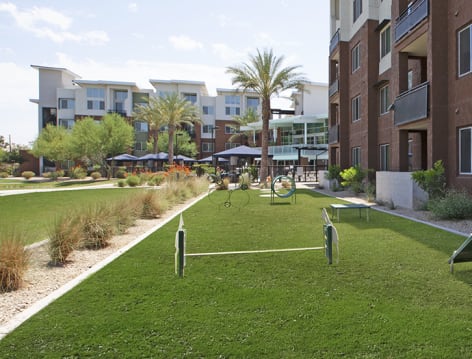 Dog Park at Residences at Fountainhead luxury apartment homes in Phoenix, AZ