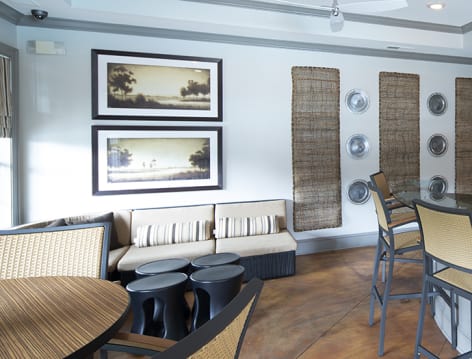 Cyber Café at Sanctuary at Oglethorpe luxury apartment homes in Atlanta, GA