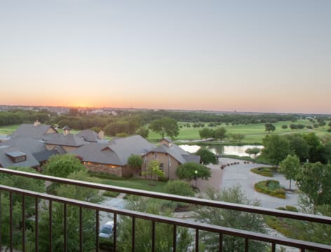 View over Golf Course at Times Square at Craig Ranch luxury apartment homes in Dallas, TX