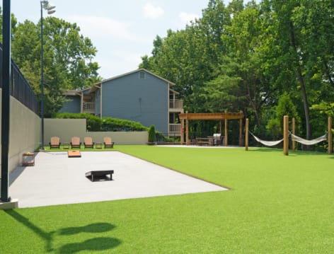 Outdoor area at Windridge luxury apartment homes in Chattanooga, TN