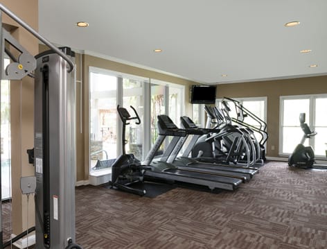 Fitness Center at Colonial Grand at Edgewater luxury apartment homes in Huntsville, AL