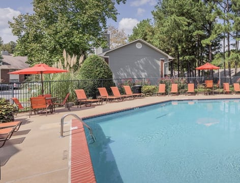 Pool at Westside Creek luxury apartment homes in Little Rock, AR