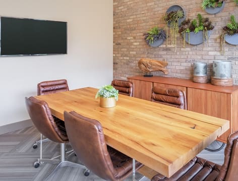 Conference Room at Post River North luxury apartment homes in Denver, CO