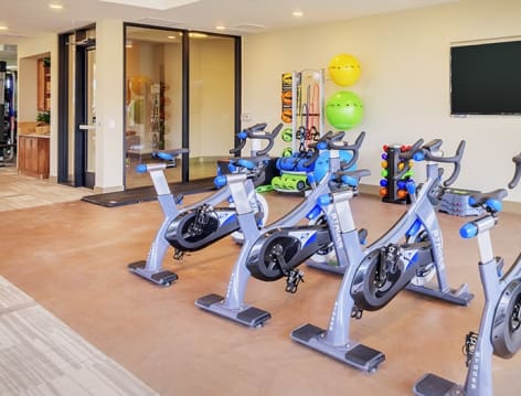 Fitness Center at Post River North luxury apartment homes in Denver, CO
