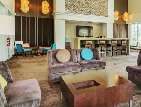 Clubhouse 8 at The Preserve at Coral Square luxury apartment homes in Coral Springs, FL
