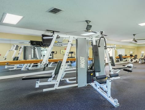 Fitness Center at The Paddock Club Gainesville luxury apartment homes in Gainesville, FL
