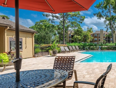 Pool at Lakeside Apartments luxury apartment homes in Jacksonville, FL