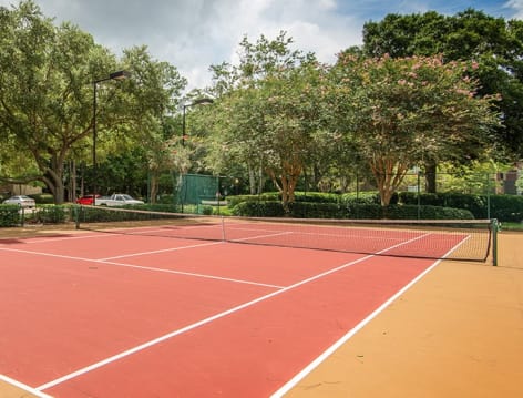Tennis Court at St Augustine at the Lake luxury apartment homes in Jacksonville, FL