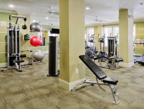 Fitness at Tattersall at Tapestry Park luxury apartment homes in Jacksonville , FL