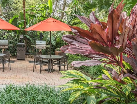 Grill 2 at Post Parkside luxury apartment homes in Orlando, FL