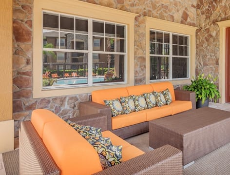 Lounge at Retreat at Lake Nona luxury apartment homes in Orlando, FL