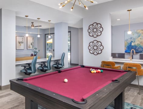Resident Lounge at Post Harbour Place luxury apartment homes in Tampa, FL