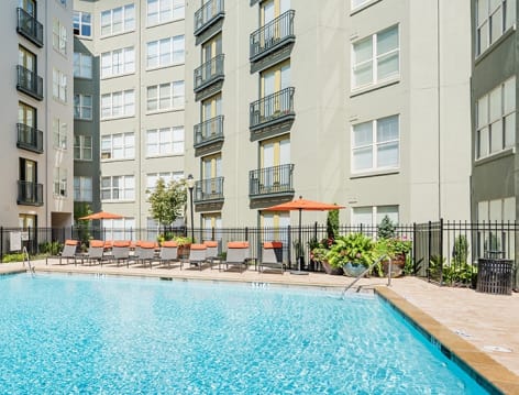 Pool 4 at Allure in Buckhead Village luxury apartment homes in Atlanta, GA