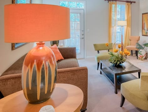 Living Room 2 at Colonial Grand at Pleasant Hill luxury apartment homes in Atlanta, GA