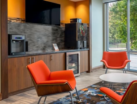 Coffee Bar at Post Centennial Park luxury apartment homes in Atlanta, GA