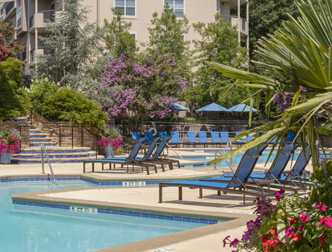 Pool at Post Chastain luxury apartment homes in Atlanta, GA