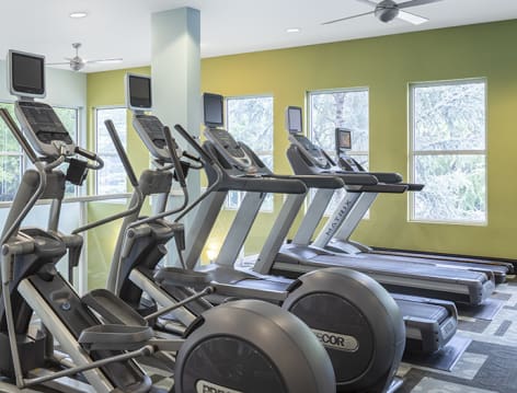 Fitness Center Top at Post Chastain luxury apartment homes in Atlanta, GA