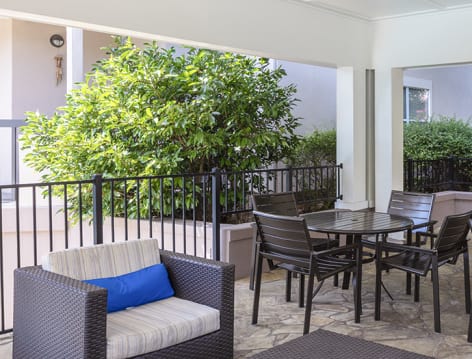 Pool and Grill at Post Chastain luxury apartment homes in Atlanta, GA