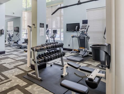 Fitness Center at Post Chastain luxury apartment homes in Atlanta, GA