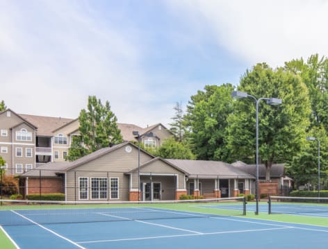 Tennis Courts at Post Crossing luxury apartment homes in Atlanta, GA