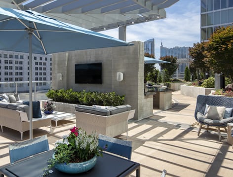 Terrace at Post Midtown luxury apartment homes in Atlanta, GA