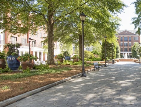 Exterior at Post Riverside luxury apartment homes in Atlanta, GA