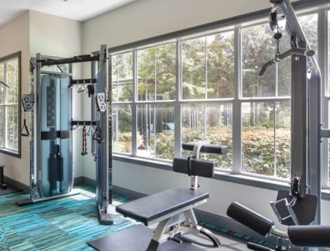 Fitness Center at Post Spring luxury apartment homes in Smyrna, GA