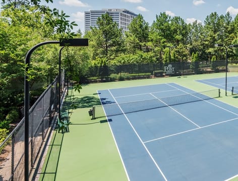 Tennis Court at Post Spring luxury apartment homes in Atlanta, GA