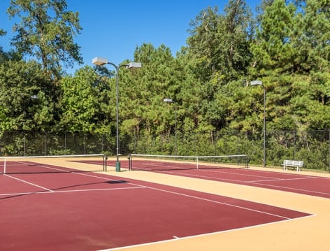 Tennis Court at Colonial Grand at Hammocks luxury apartment homes in Savannah, GA
